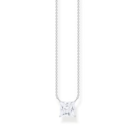 Thomas Sabo  Ezüst nyaklánc négyzet alakú cirkónia medállal KE2212-051-14-L45v