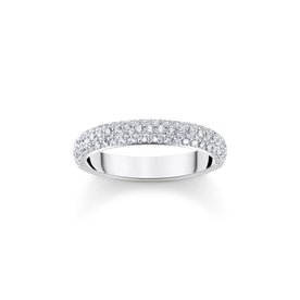 Thomas Sabo Ezüst gyűrű pávé cirkóniával 