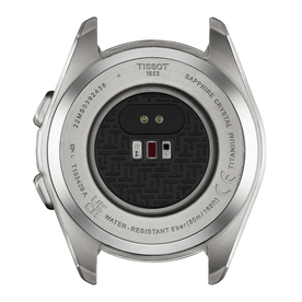 Tissot T-Touch Connect Sport titánium fehér szilikonszíjas solar hybrid okosóra T1534204705103