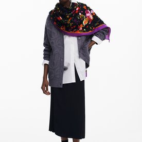 Desigual Mixed flowers lila sál 24WAWA21