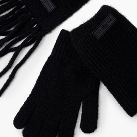 Desigual Fekete sál és kesztyű szett 24WAOA07-2000