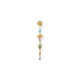 Thomas Sabo Fél pár aranyozott ezüst nyári fülbevaló H2286-488-7