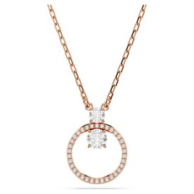 Swarovski Constella rozé nyaklánc kör alakú medállal 5692266