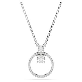 Swarovski Constella ezüst színű nyaklánc kör alakú medállal 5692261