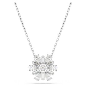 Swarovski Idyllia ezüst színű nyaklánc hópehely medállal 5691484