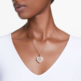 Swarovski Idyllia arany színű nyaklánc szív medállal 5680399