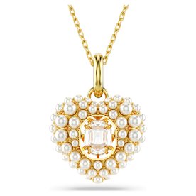 Swarovski Idyllia arany színű nyaklánc szív medállal 5680399