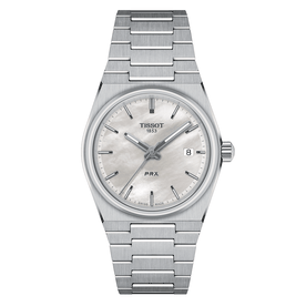 Tissot PRX quartz gyöngyház számlapos női karóra T1372101111100