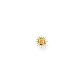 Thomas Sabo Aranyozott ezüst nap fülbevaló színes kövekkel H2284-971-7