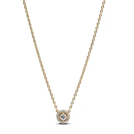 Pandora ékszer Kerek pávé köves shine nyaklánc 363548C01-45