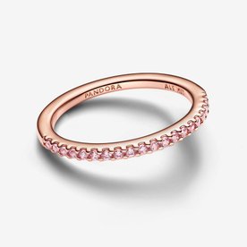 Pandora ékszer  Szikrázó félig köves rose gyűrű 