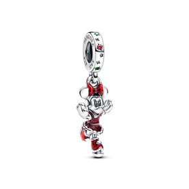 Pandora ékszer Disney korcsolyázó Minnie egér függő ezüst charm 793530C01