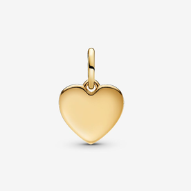 Pandora ékszer Gravírozható shine szív charm LOVE felirattal 763604C01