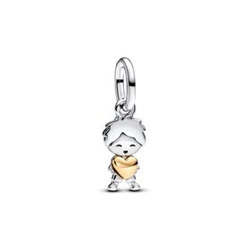 Pandora ékszer Boldog kisfiú függő ezüst charm 763602C00