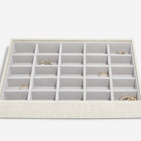 Stackers Lenvászon classic 25 fakkos ékszertálca 76383