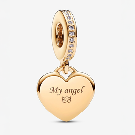 Pandora ékszer Gravírozható shine szív charm 768761C01