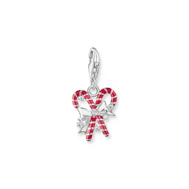 Thomas Sabo Cukorbot szív masnival ezüst charm 2197-041-7