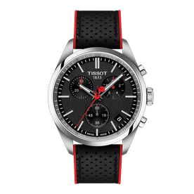 Tissot PR 100 'Vuelta' fekete chronograph férfi karóra  T1504171105101