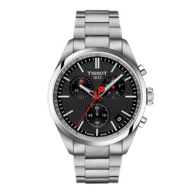 Tissot PR 100 'Vuelta' fekete chronograph férfi karóra  T1504171105101