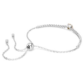 Swarovski Mátrix állítható karkötő áttetsző és sárga kristállyal 5690694 Swarovski Mátrix állítható karkötő áttetsző és sárga kristállyal 5690694