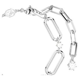 Swarovski Constella ovális szemű ezüst színű karkötő 5683353