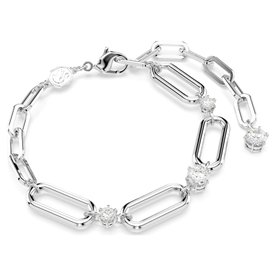 Swarovski Constella ovális szemű ezüst színű karkötő 5683353