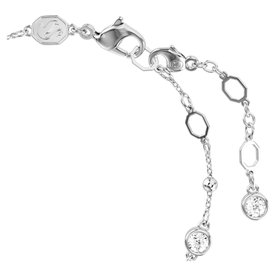 Swarovski Imber ezüst színű karkötő áttetsző kristályokkal 5696079