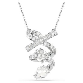 Swarovski Hyperbola ezüst színű nyaklánc áttetsző kristályokkal 5698547