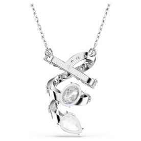 Swarovski Hyperbola ezüst színű nyaklánc áttetsző kristályokkal 5698547