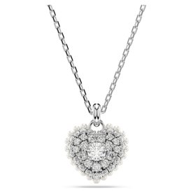 Swarovski Hyperbola ezüst színű nyaklánc szív medállal 5684386