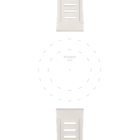 Tissot T-Touch fehér szilikon szíj T852049245