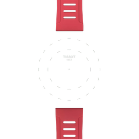 Tissot T-Touch piros szilikon szíj 