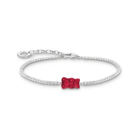 Thomas Sabo Ezüst tenisz karkötő piros Haribo gumi macival A2187-052-10-L19V