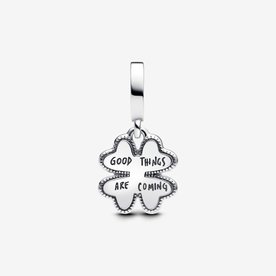 Pandora ékszer Club Charm 2025 négylevelű lóhere ezüst charm 763624C01