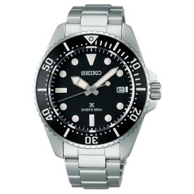 Seiko Prospex sea solar diver's solar fekete számlapos férfi karóra SNE597P1