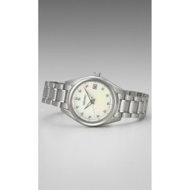 Seiko Ladies Diamond fémcsatos gyémánt indexes kvarc női karóra SUR579P1