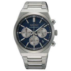 Seiko Sports kék számlapos chronograph férfi karóra SSB453P1