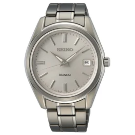 Seiko Classic fémcsatos  titánium kvarc férfi karóra SUR369P1