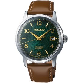 Seiko Presage Cocktail Time Mojito zöld számlapos automata férfi karóra SRPE45J1