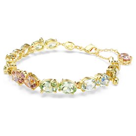 Swarovski Gema tenisz karkötő színes kristályokkal 5705808