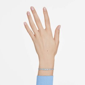 Swarovski Imber állítható karkötő kék kristályokkal 5719282