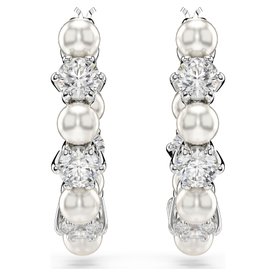 Swarovski Matrix karika fülbevaló kristályokkal és kristálygyöngyökkel 5709256