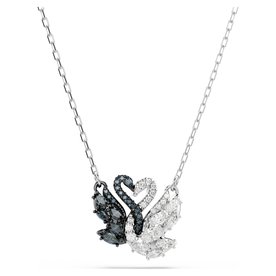 Swarovski Fekete-fehér hattyús nyaklánc 5705721