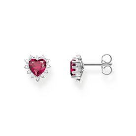 Thomas Sabo Romantikus piros szív ezüst fülbevaló H2315-013-10