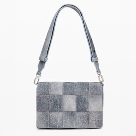 Desigual Yoko pu denim dortmund kék táska 25SAXP47