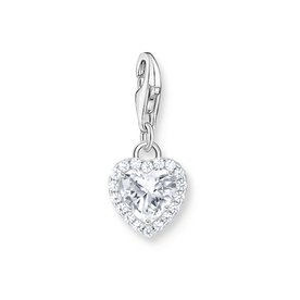Thomas Sabo Szív ezüst charm áttetsző cirkóniával 2202-051-14