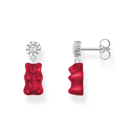 Thomas Sabo Bedugós ezüst fülbevaló piros Haribo gumi macival H2330-052-10