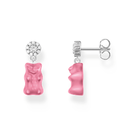 Thomas Sabo Bedugós ezüst fülbevaló rózsaszín Haribo gumi macival H2330-052-9