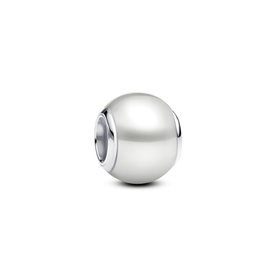 Pandora ékszer Fehér gömb ezüst charm 793781C01