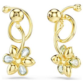 Swarovski  Idyllia arany színű fülbevaló kék és zöld kristállyal 5709025